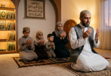 The intercession of a person’s good deeds on behalf of their family